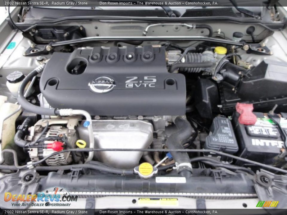 2002 Nissan Sentra SE-R 2.5L DOHC 16V 4 Cylinder Engine Photo #35