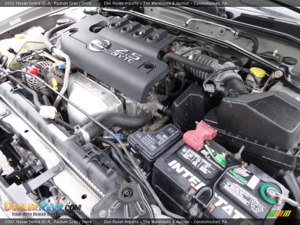 2002 Nissan Sentra SE-R 2.5L DOHC 16V 4 Cylinder Engine Photo #36