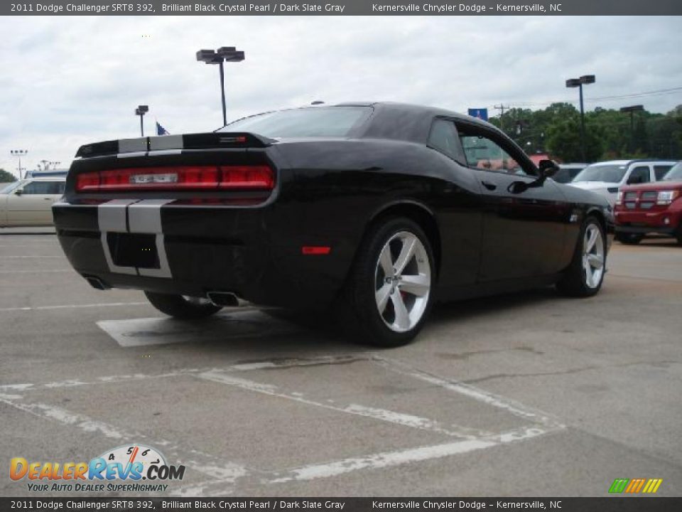 Brilliant Black Crystal Pearl 2011 Dodge Challenger SRT8 392 Photo #3