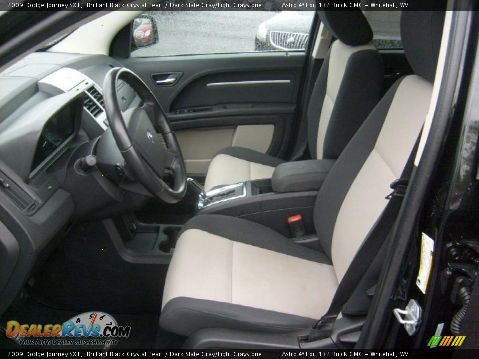 Dark Slate Gray/Light Graystone Interior - 2009 Dodge Journey SXT Photo #9