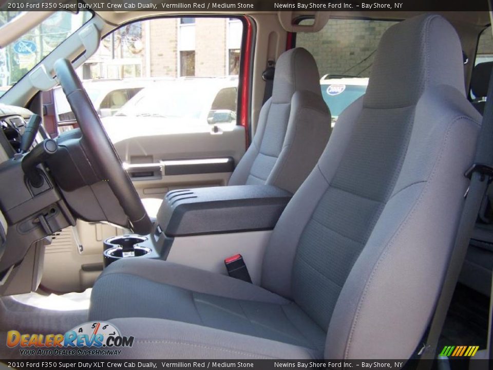 Medium Stone Interior - 2010 Ford F350 Super Duty XLT Crew Cab Dually ...