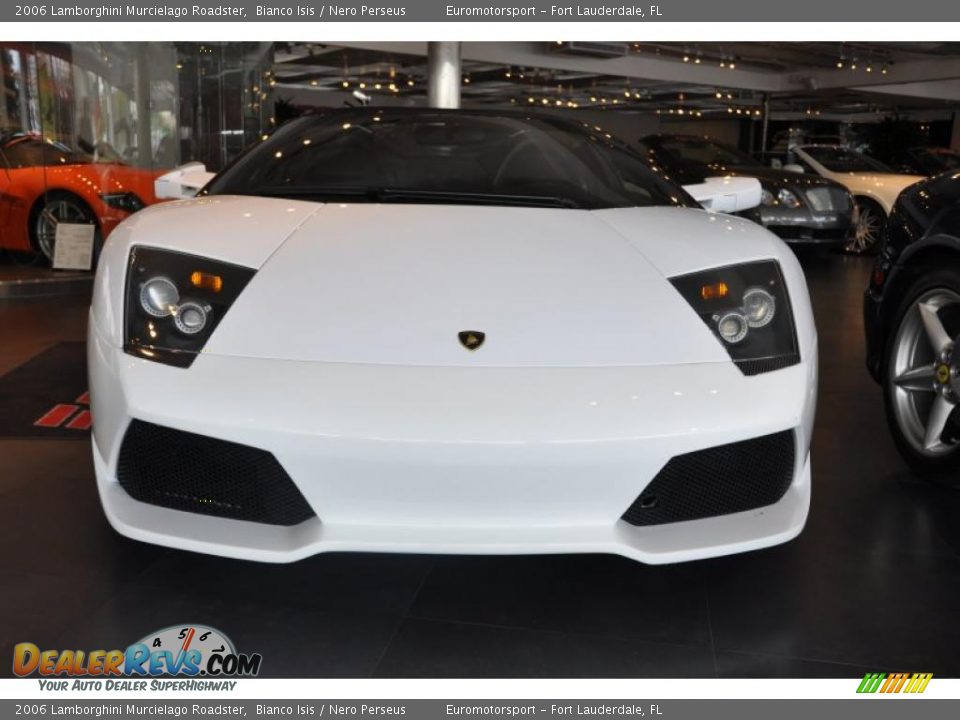 2006 Lamborghini Murcielago Roadster Bianco Isis / Nero Perseus Photo #2