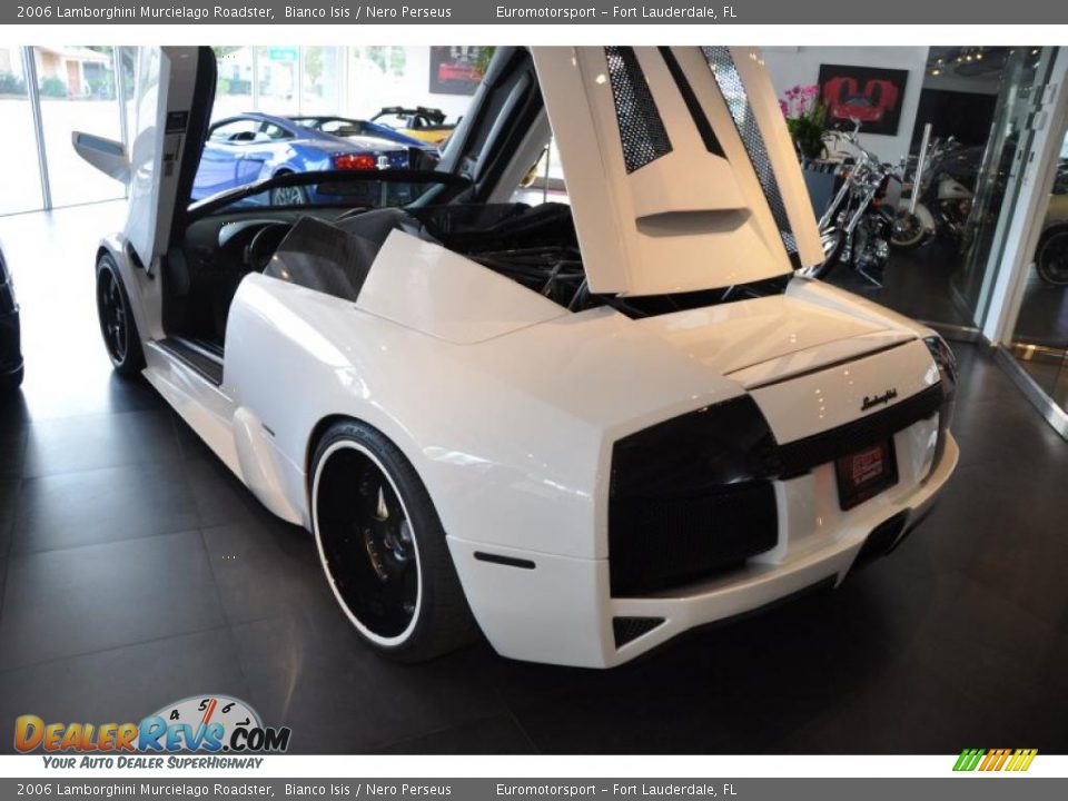 2006 Lamborghini Murcielago Roadster Bianco Isis / Nero Perseus Photo #5