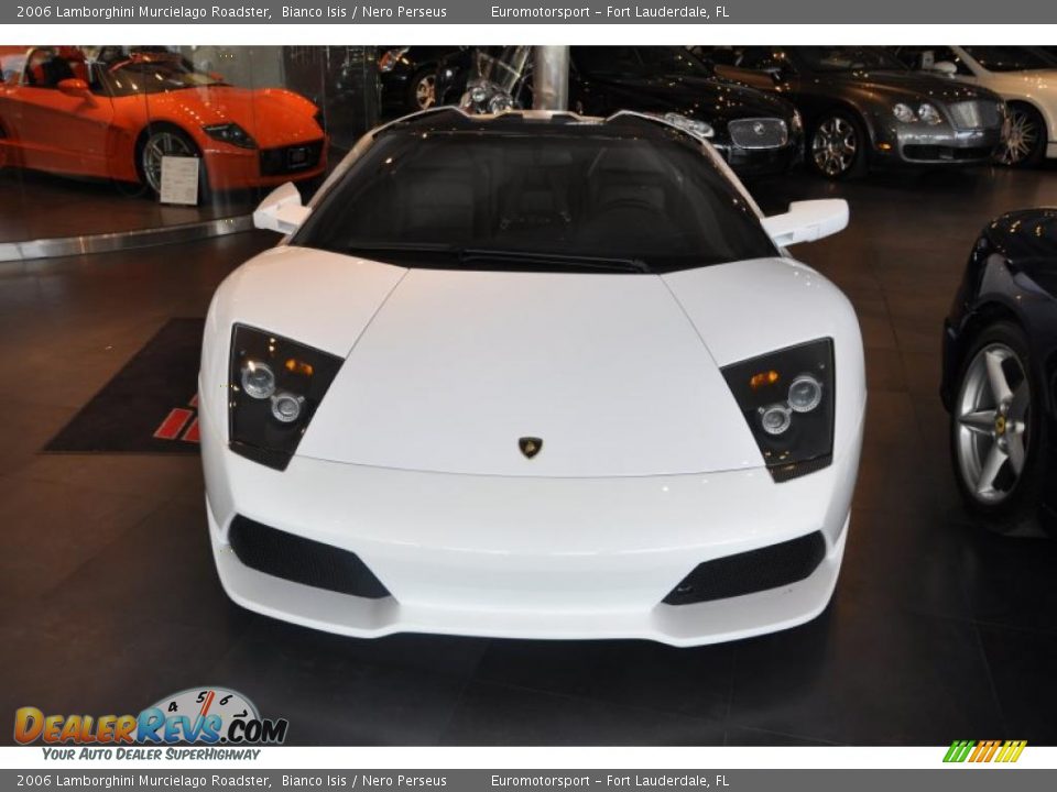 2006 Lamborghini Murcielago Roadster Bianco Isis / Nero Perseus Photo #6