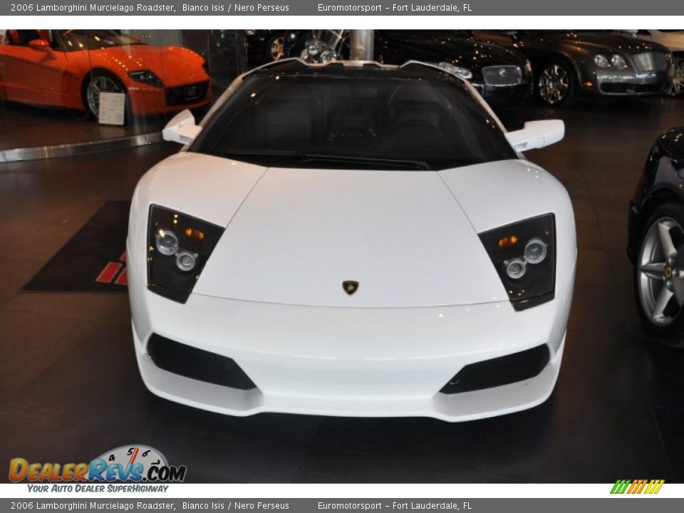 2006 Lamborghini Murcielago Roadster Bianco Isis / Nero Perseus Photo #7