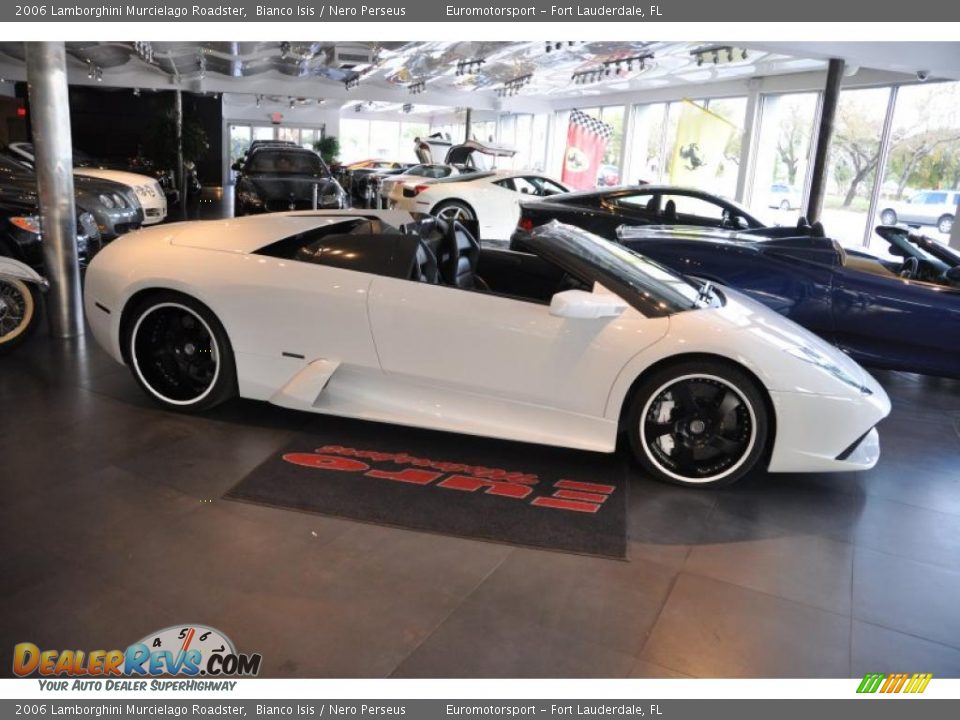 2006 Lamborghini Murcielago Roadster Bianco Isis / Nero Perseus Photo #11