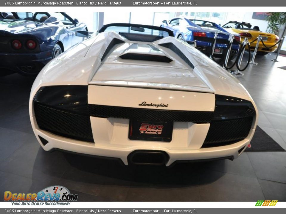 2006 Lamborghini Murcielago Roadster Bianco Isis / Nero Perseus Photo #17
