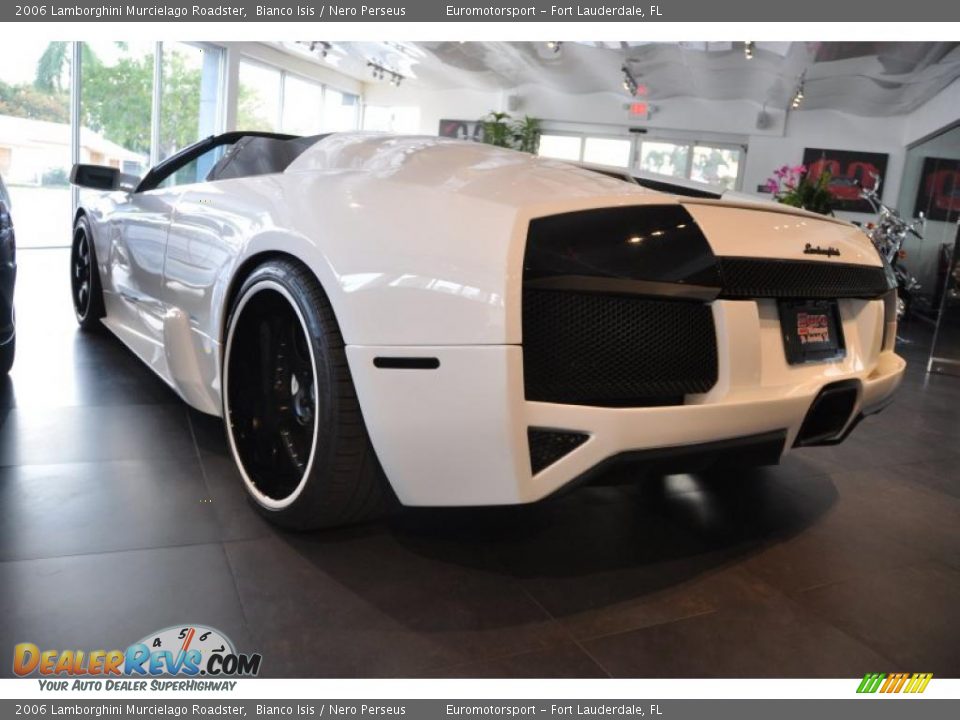 2006 Lamborghini Murcielago Roadster Bianco Isis / Nero Perseus Photo #19