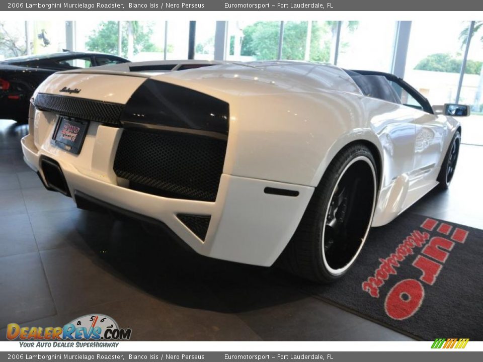 2006 Lamborghini Murcielago Roadster Bianco Isis / Nero Perseus Photo #21