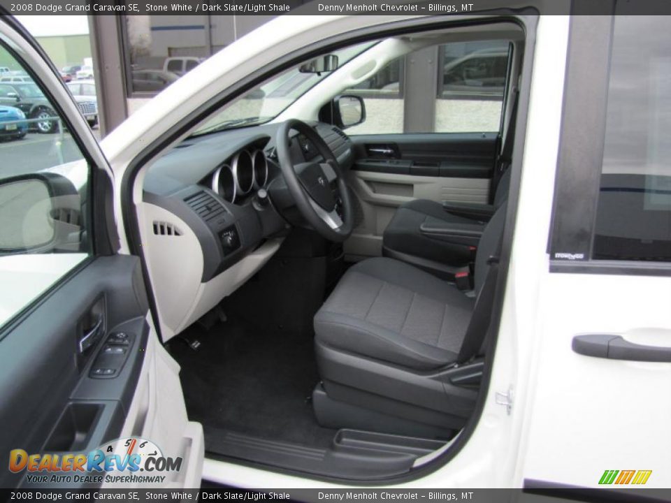 2008 Dodge Grand Caravan SE Stone White / Dark Slate/Light Shale Photo #3