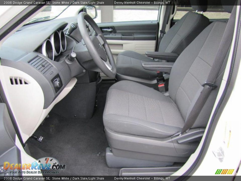 2008 Dodge Grand Caravan SE Stone White / Dark Slate/Light Shale Photo #13