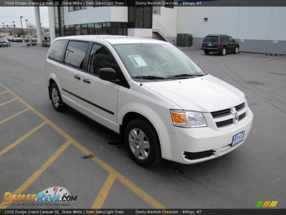 2008 Dodge Grand Caravan SE Stone White / Dark Slate/Light Shale Photo #23