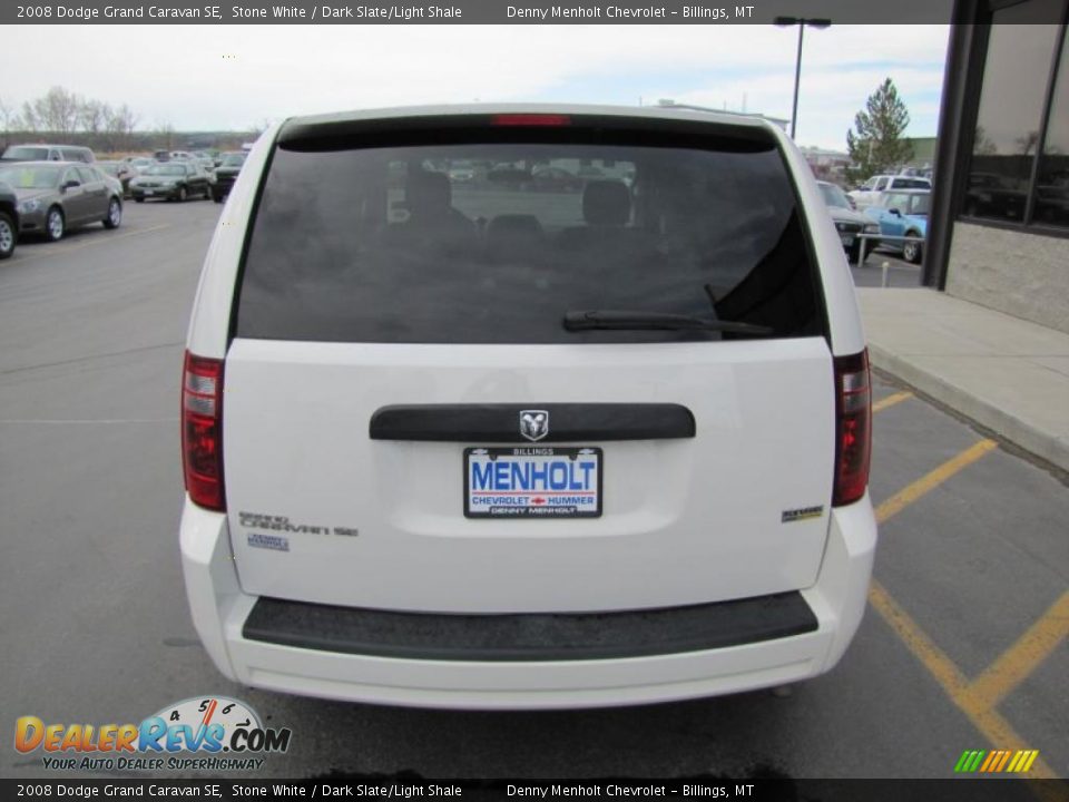 2008 Dodge Grand Caravan SE Stone White / Dark Slate/Light Shale Photo #24