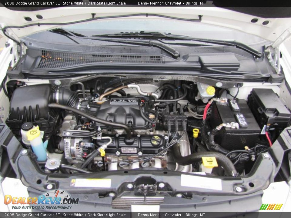 2008 Dodge Grand Caravan SE Stone White / Dark Slate/Light Shale Photo #27