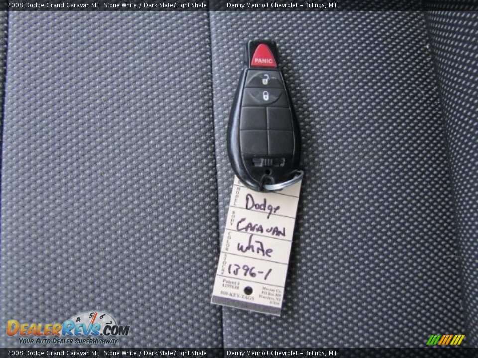 2008 Dodge Grand Caravan SE Stone White / Dark Slate/Light Shale Photo #28