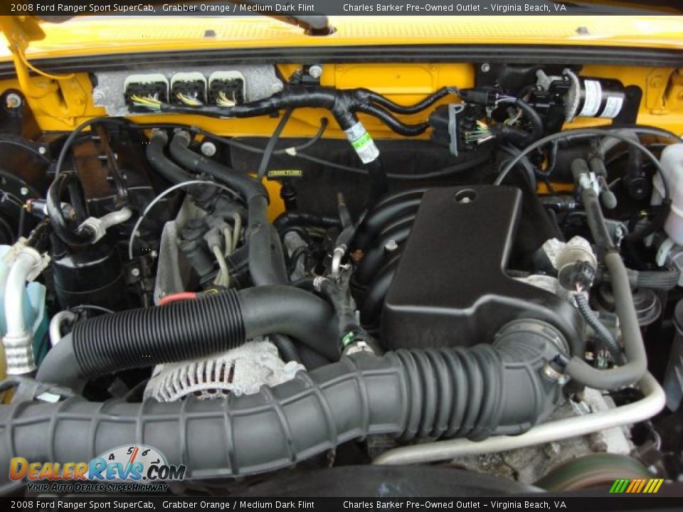 2008 Ford Ranger Sport SuperCab 3.0 Liter OHV 12-Valve V6 Engine Photo #19