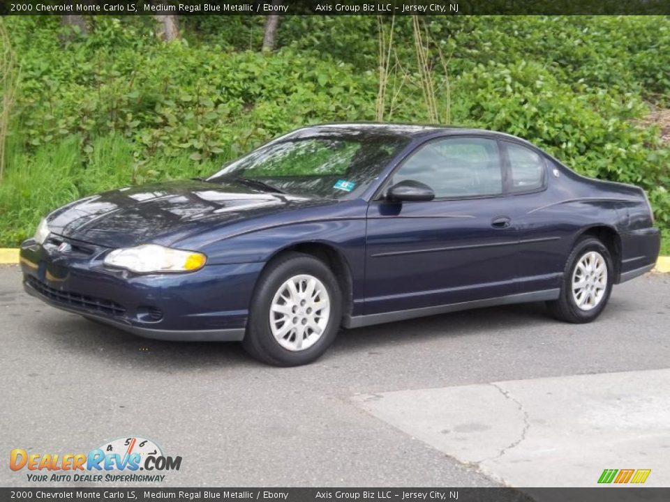 Medium Regal Blue Metallic 2000 Chevrolet Monte Carlo LS Photo #2