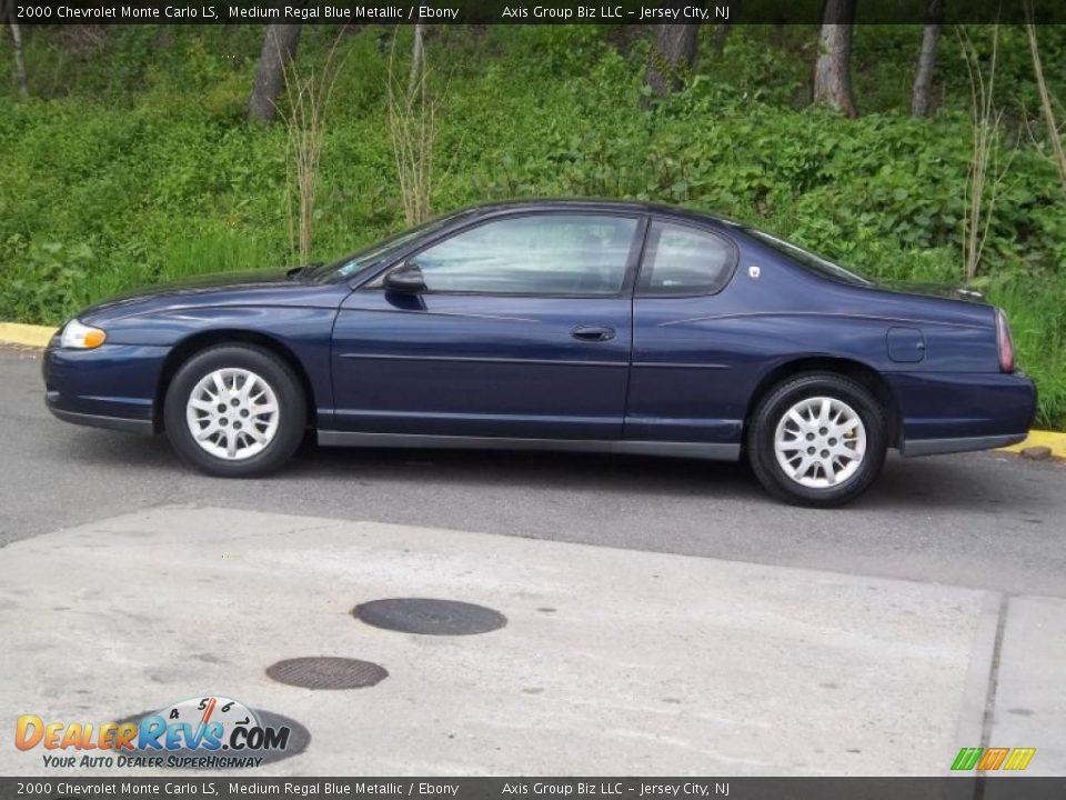 Medium Regal Blue Metallic 2000 Chevrolet Monte Carlo LS Photo #3