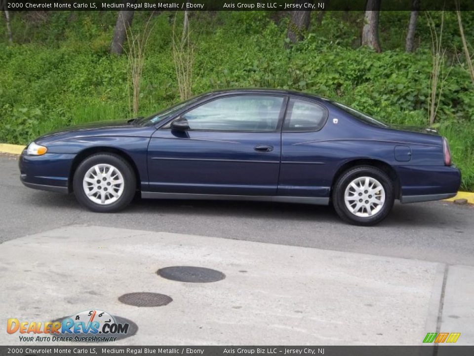 Medium Regal Blue Metallic 2000 Chevrolet Monte Carlo LS Photo #3