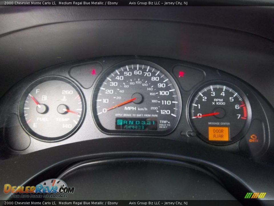 2000 Chevrolet Monte Carlo LS Gauges Photo #11