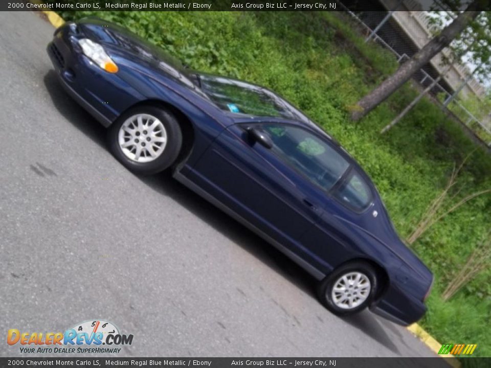 2000 Chevrolet Monte Carlo LS Medium Regal Blue Metallic / Ebony Photo #21