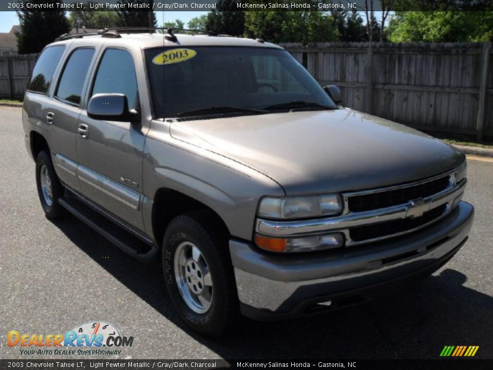 2003 Chevrolet Tahoe LT Light Pewter Metallic / Gray/Dark Charcoal Photo #5