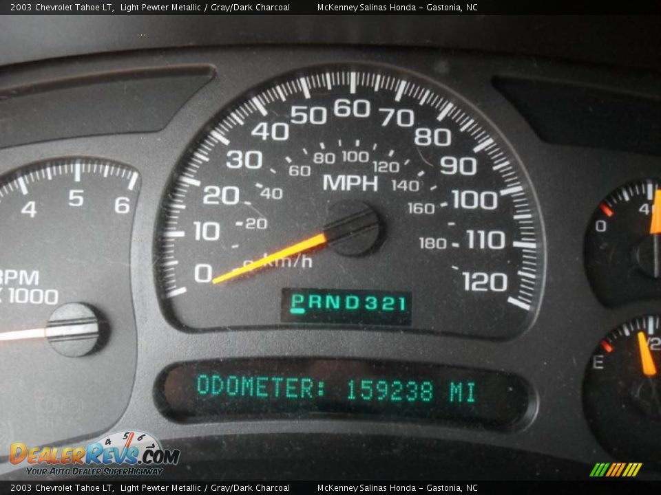 2003 Chevrolet Tahoe LT Light Pewter Metallic / Gray/Dark Charcoal Photo #14