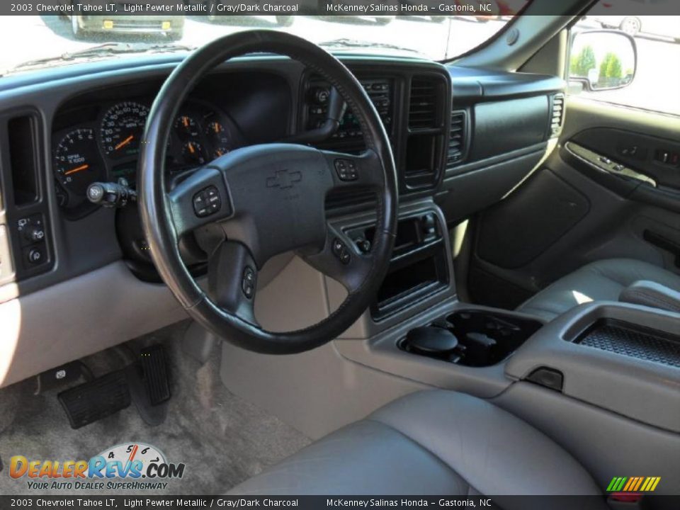 2003 Chevrolet Tahoe LT Light Pewter Metallic / Gray/Dark Charcoal Photo #29