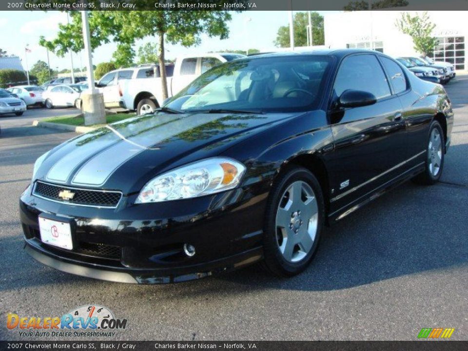 2007 Chevrolet Monte Carlo SS Black / Gray Photo #6