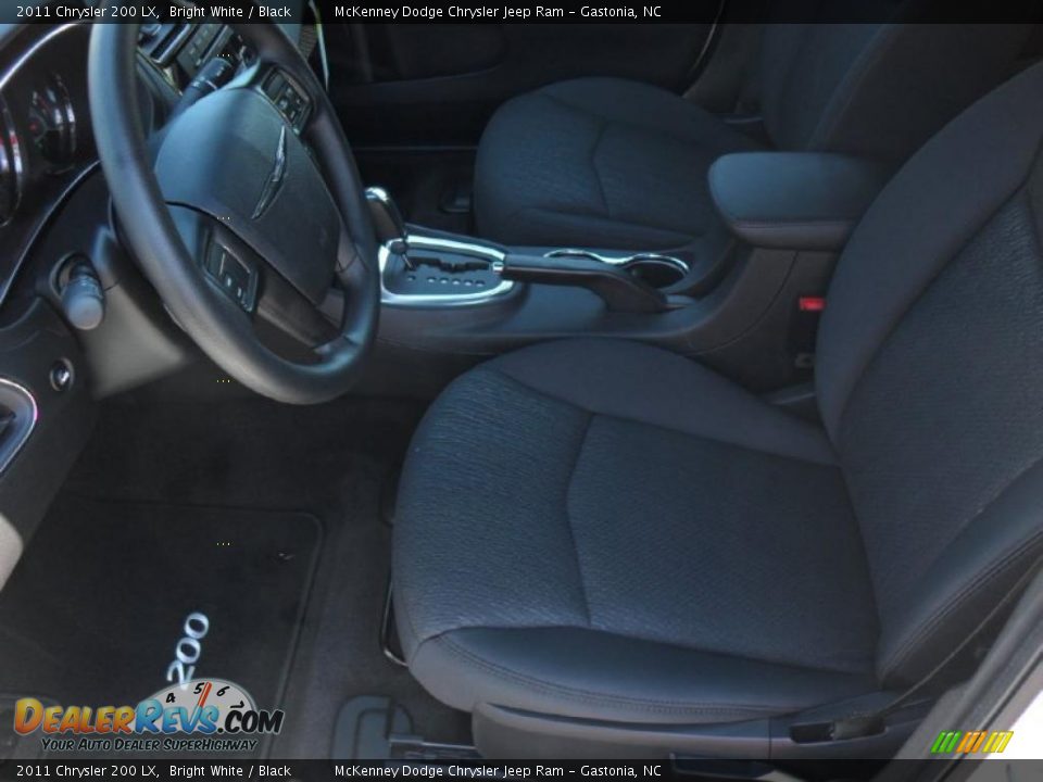 2011 Chrysler 200 LX Bright White / Black Photo #7