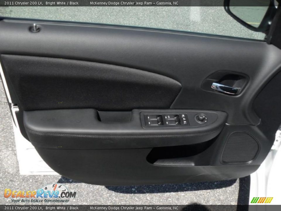2011 Chrysler 200 LX Bright White / Black Photo #8
