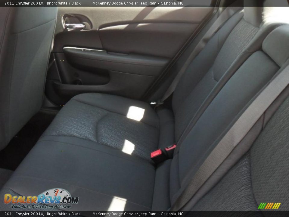 2011 Chrysler 200 LX Bright White / Black Photo #14