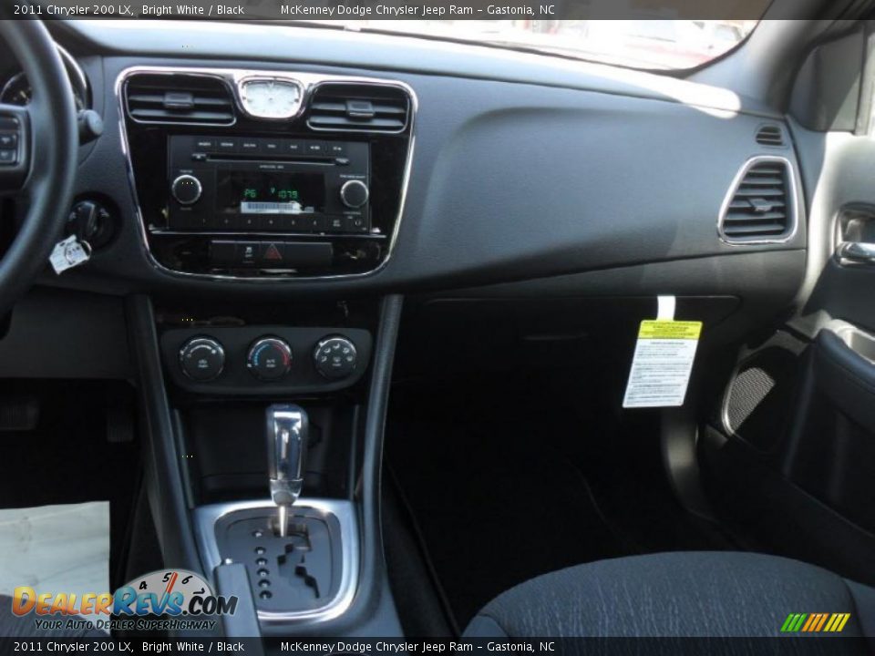 2011 Chrysler 200 LX Bright White / Black Photo #16