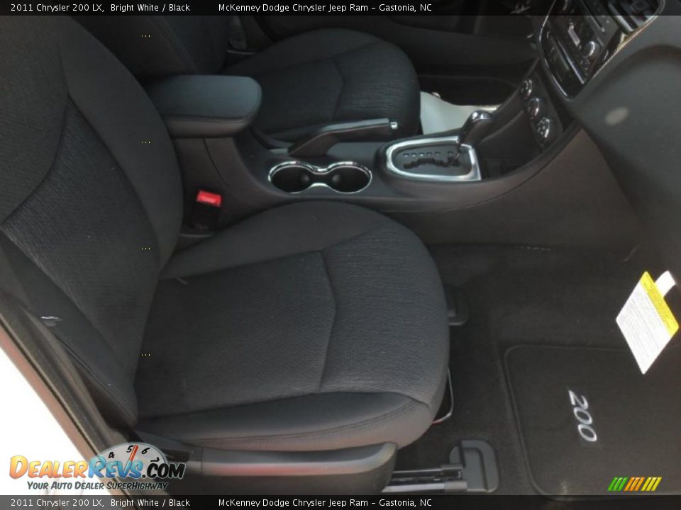 2011 Chrysler 200 LX Bright White / Black Photo #19