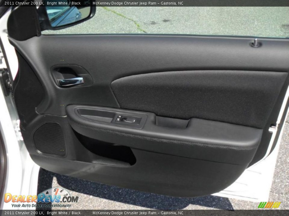 2011 Chrysler 200 LX Bright White / Black Photo #21