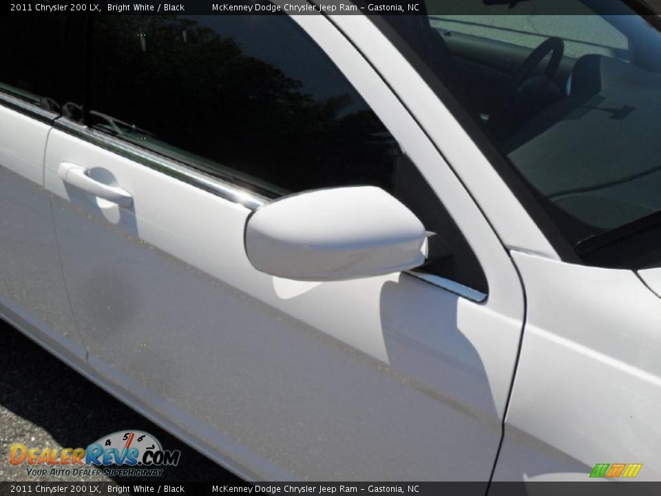 2011 Chrysler 200 LX Bright White / Black Photo #22