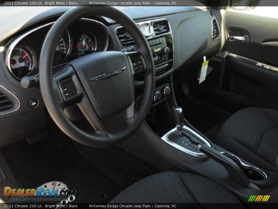 Black Interior - 2011 Chrysler 200 LX Photo #25