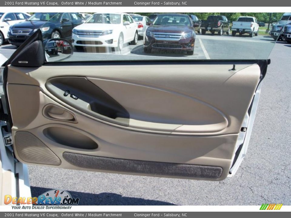 Door Panel of 2001 Ford Mustang V6 Coupe Photo #14