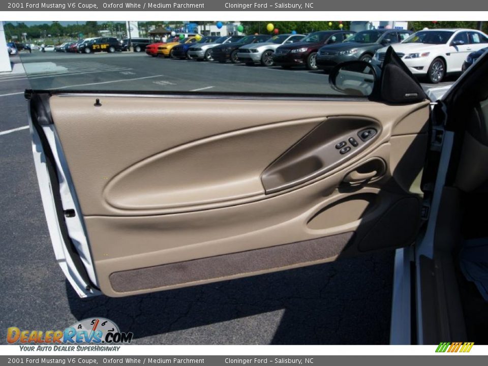 Door Panel of 2001 Ford Mustang V6 Coupe Photo #17