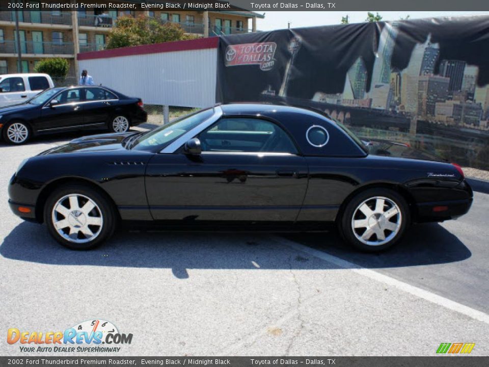 Evening Black 2002 Ford Thunderbird Premium Roadster Photo #2