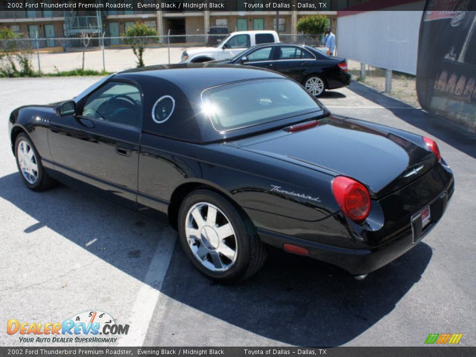 Evening Black 2002 Ford Thunderbird Premium Roadster Photo #3