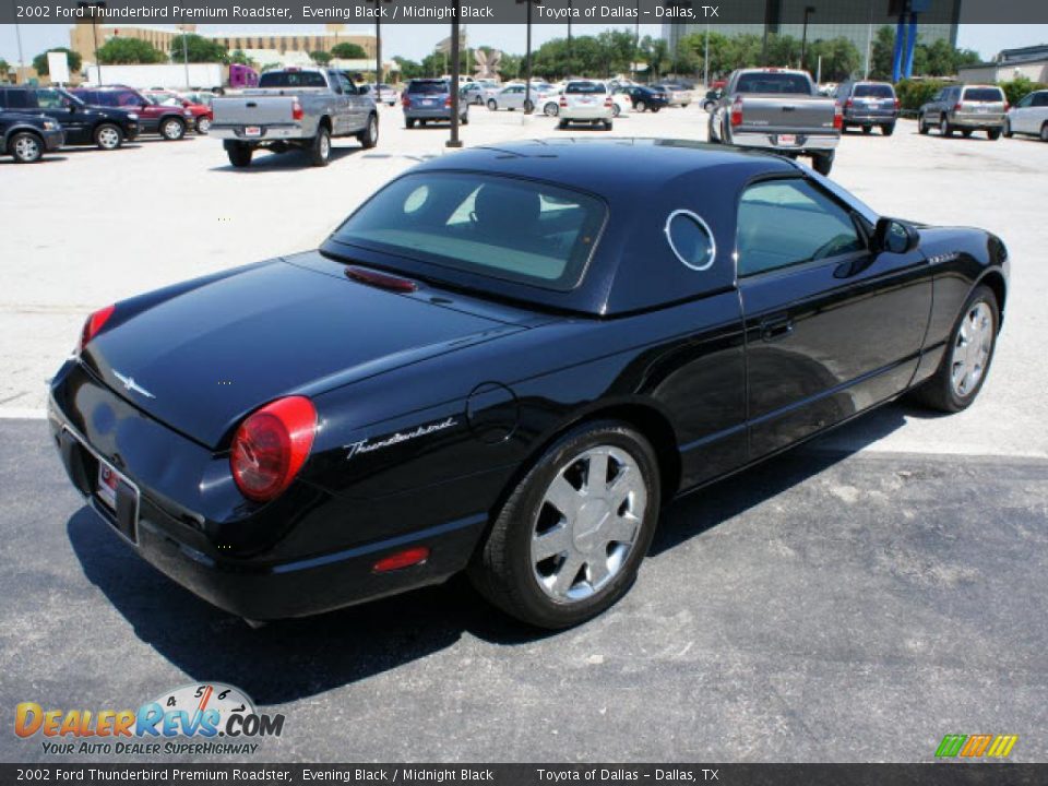 Evening Black 2002 Ford Thunderbird Premium Roadster Photo #4