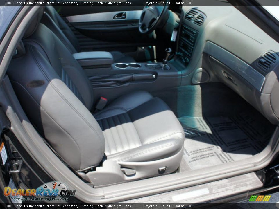 Midnight Black Interior - 2002 Ford Thunderbird Premium Roadster Photo #15