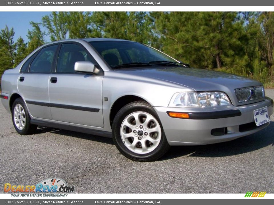 2002 Volvo S40 1.9T Silver Metallic / Graphite Photo #2