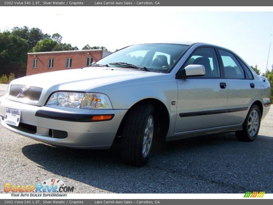 2002 Volvo S40 1.9T Silver Metallic / Graphite Photo #3