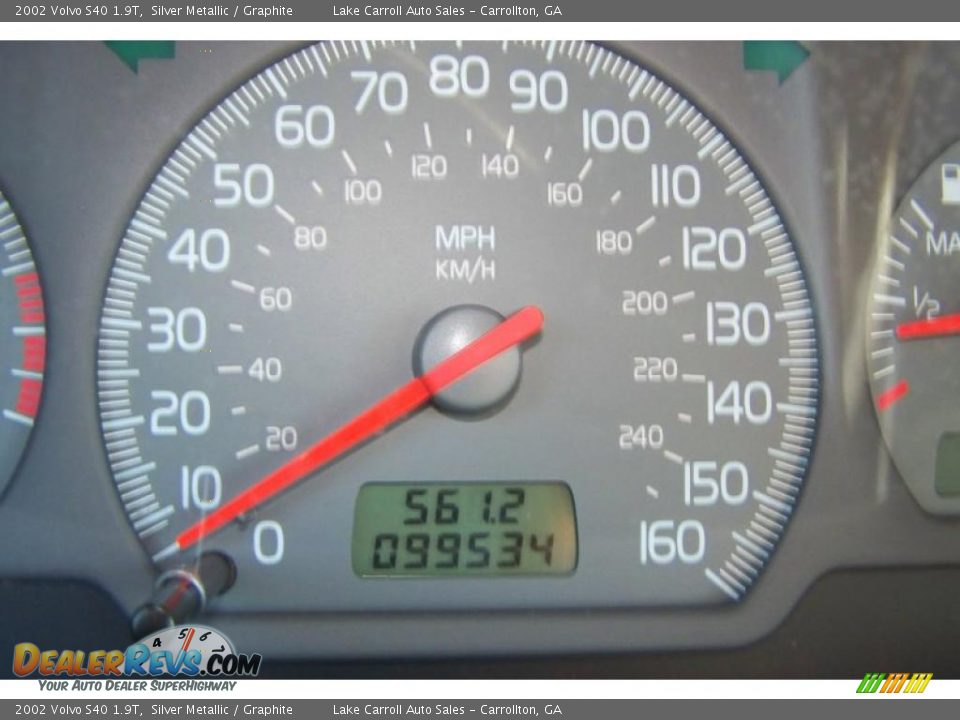 2002 Volvo S40 1.9T Silver Metallic / Graphite Photo #8