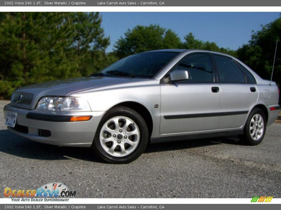 2002 Volvo S40 1.9T Silver Metallic / Graphite Photo #10