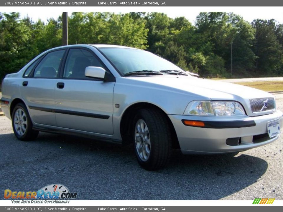 2002 Volvo S40 1.9T Silver Metallic / Graphite Photo #11