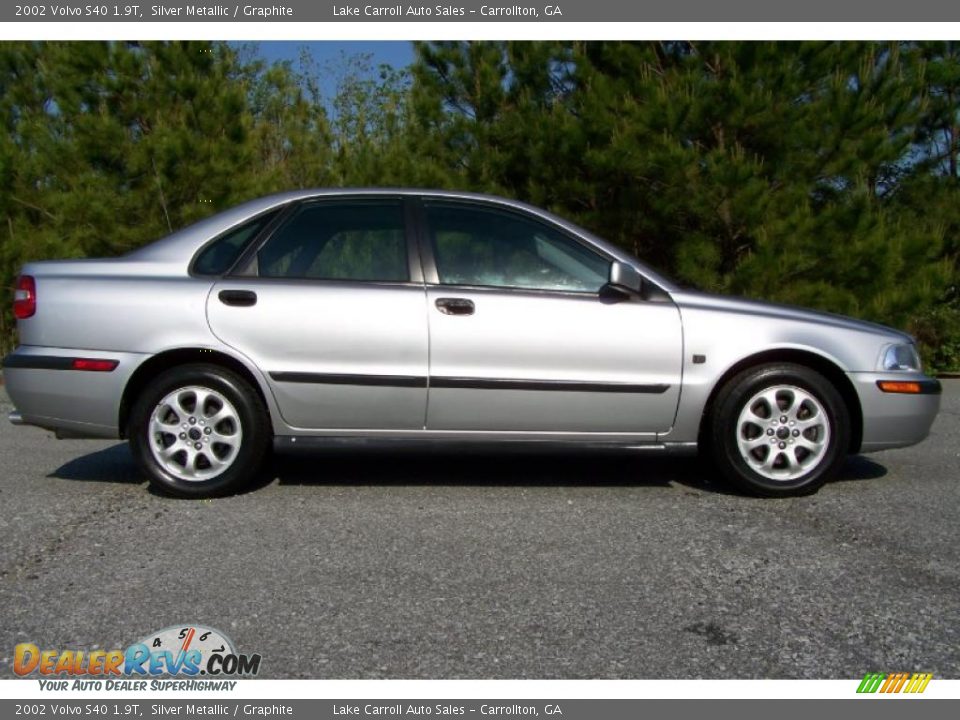 2002 Volvo S40 1.9T Silver Metallic / Graphite Photo #13