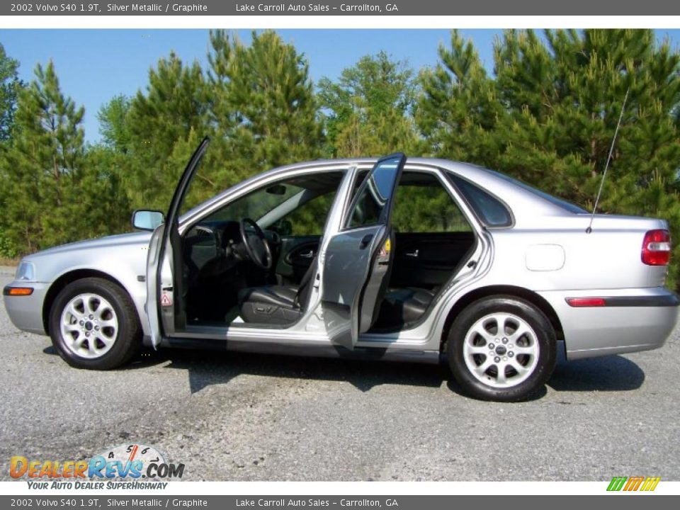 2002 Volvo S40 1.9T Silver Metallic / Graphite Photo #14